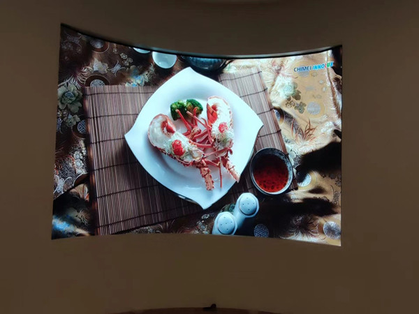 温宿室内P2.5弧形LED屏